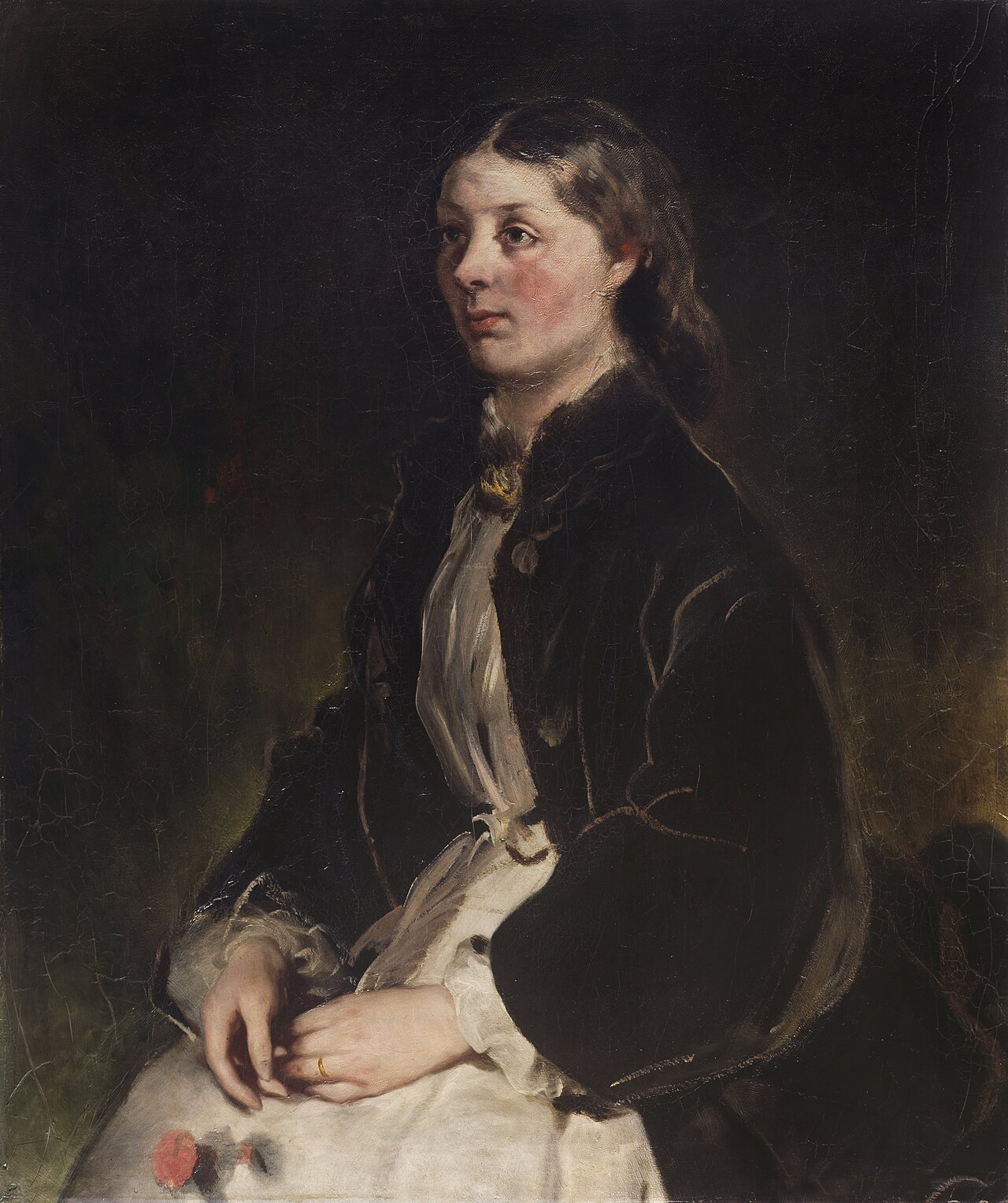 Portrait of Baroness Christina von Schönberg by Ferdinand von Rayski