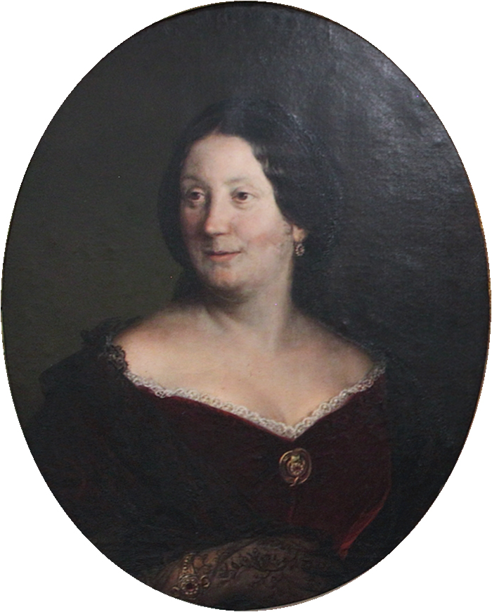 Portrait of Carolina Primodì Baruzzi by Ferdinando Cavalleri