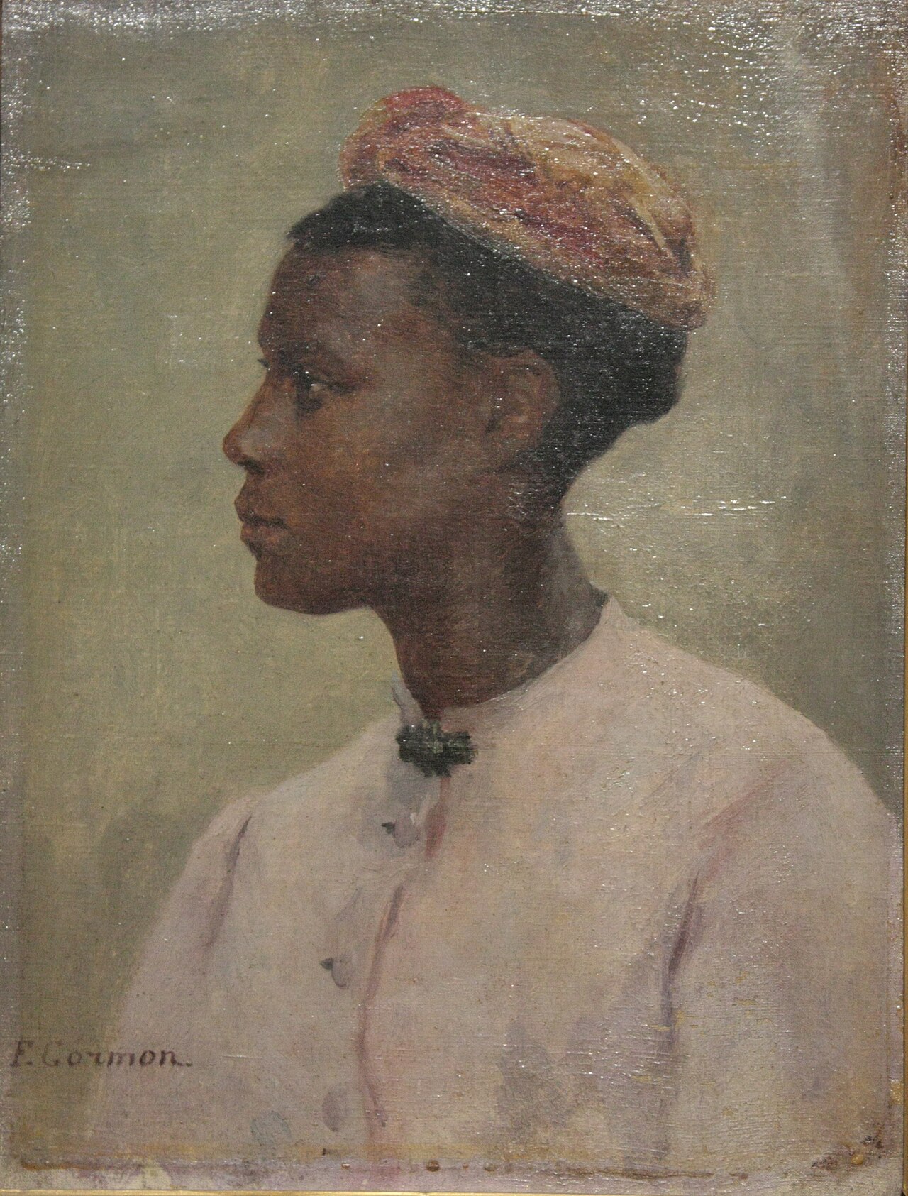Young African Woman by Fernand Cormon