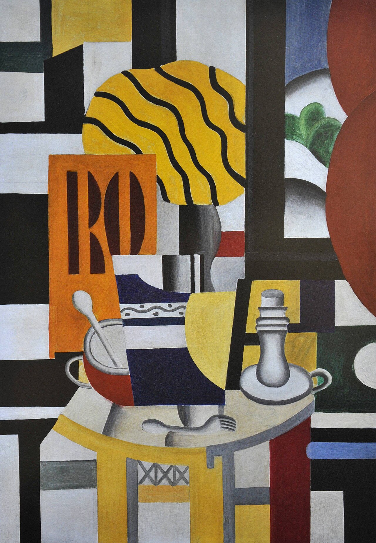 Still Life with Candlestick by Fernand Léger