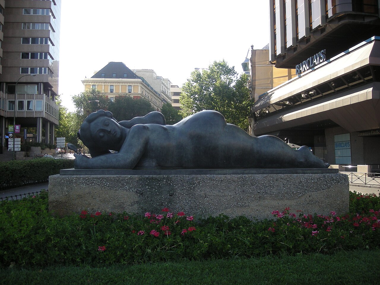 Woman with mirror by Fernando Botero