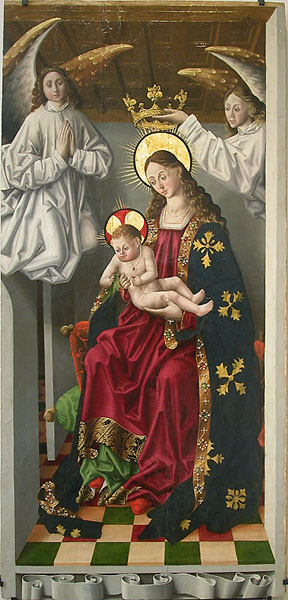 The Virgin and Child with a Parrot by Fernando Gallego