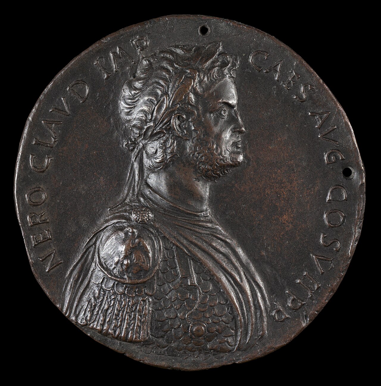 Nero, 37-68, Roman Emperor 54 [obverse] by Filarete