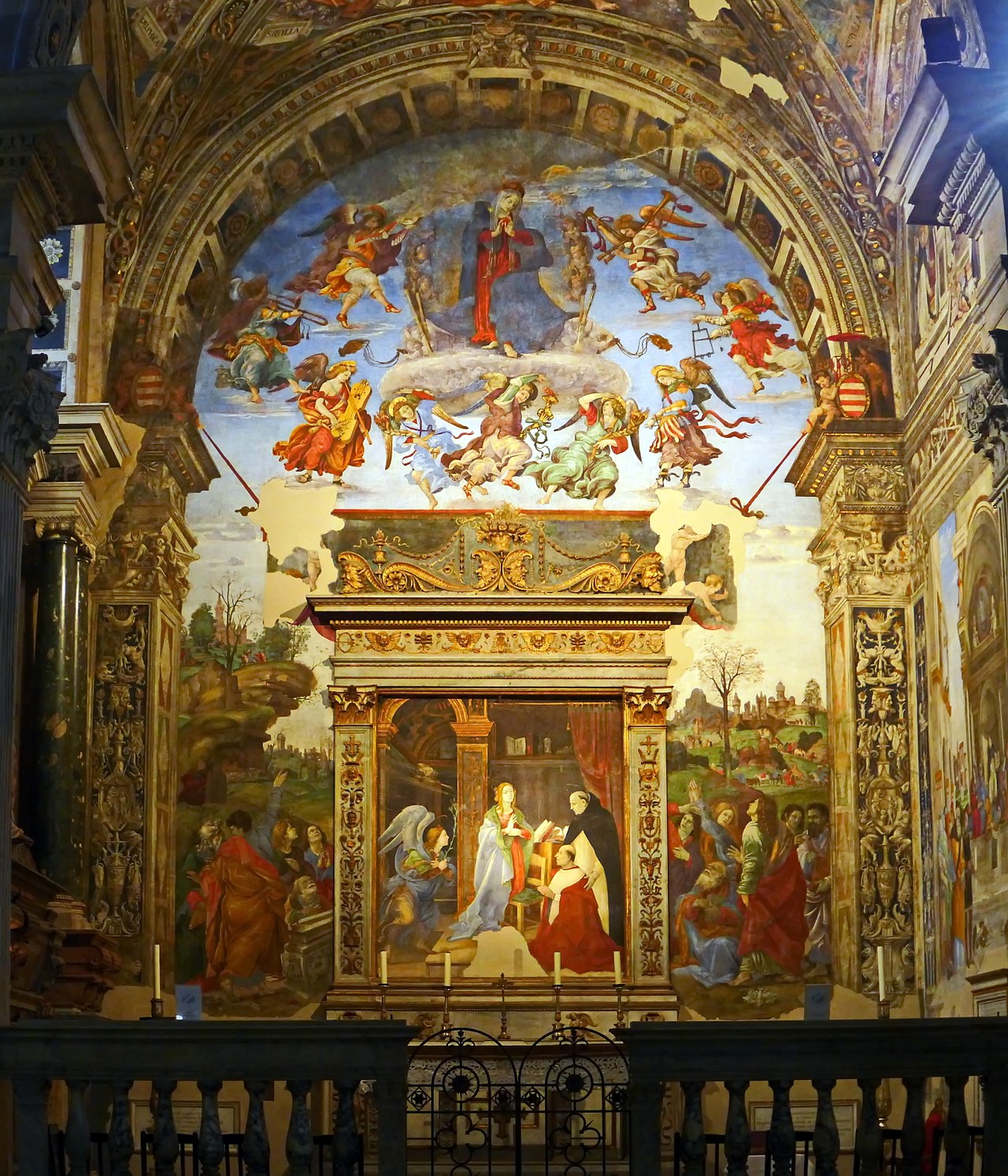 Carafa Chapel by Filippino Lippi