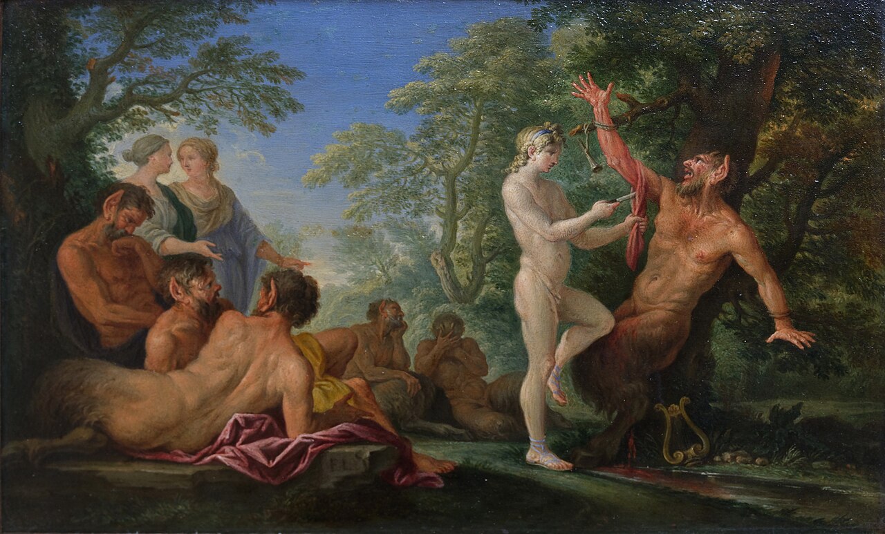 Apollo Flaying Marsyas by Filippo Lauri