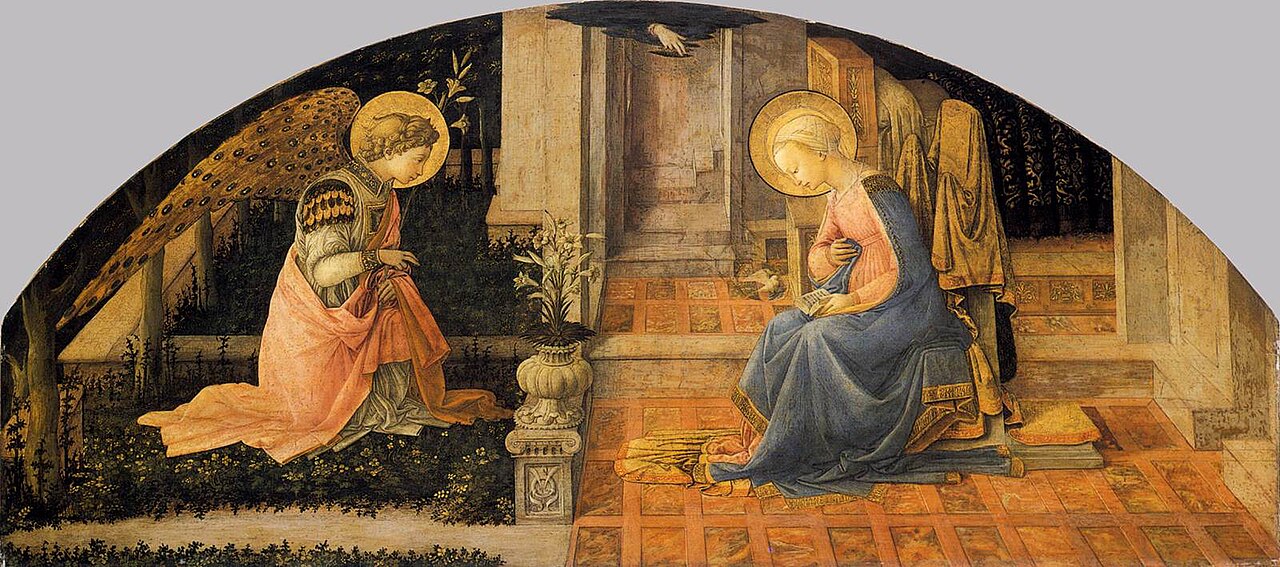 Annunciation by Filippo Lippi