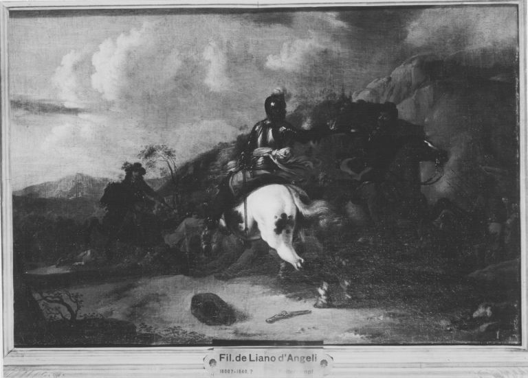 Equestrian fight by Filippo Napoletano