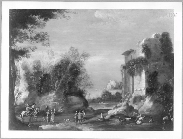 Heroic landscape by Filippo Napoletano