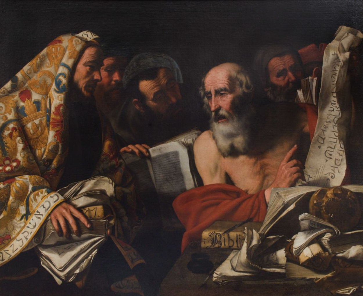 St. Jerome in Dispute with the Doctors of the Law by Filippo Vitale