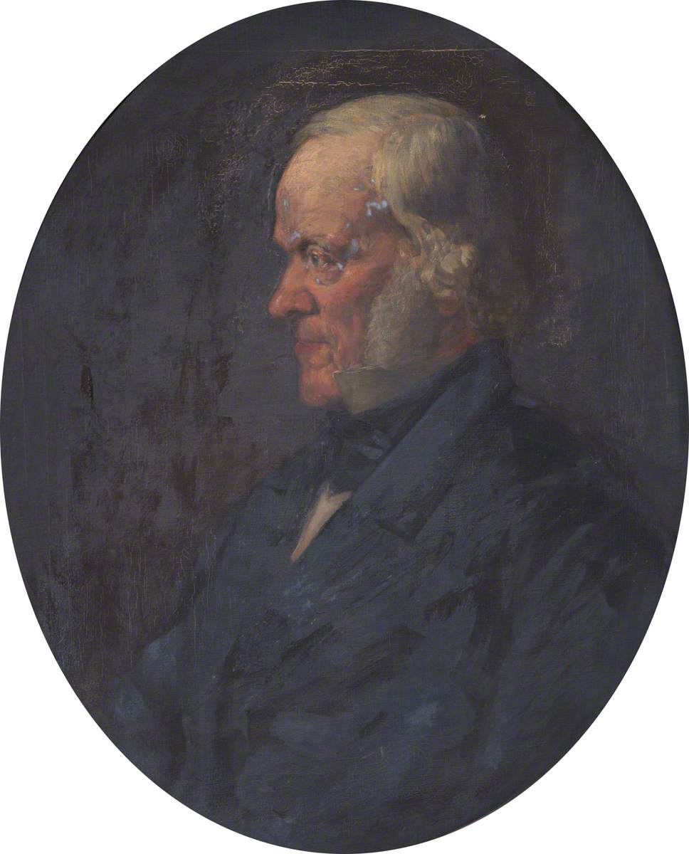 John Aitken Carlyle (1801-1879) (after photographers Elliott and Fry) by Florence Carlyle