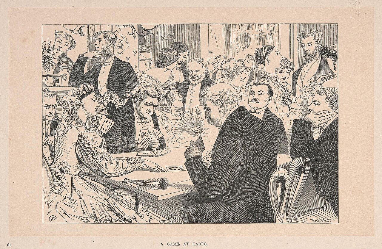 A Game at Cards by Florence Claxton