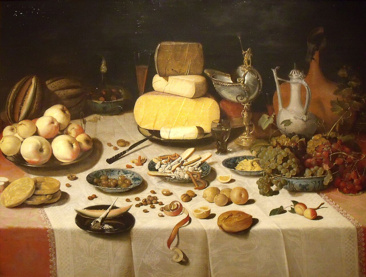 A Banquet Still Life by Floris van Dyck