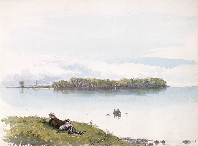 Île Dorval by Frances Anne Hopkins