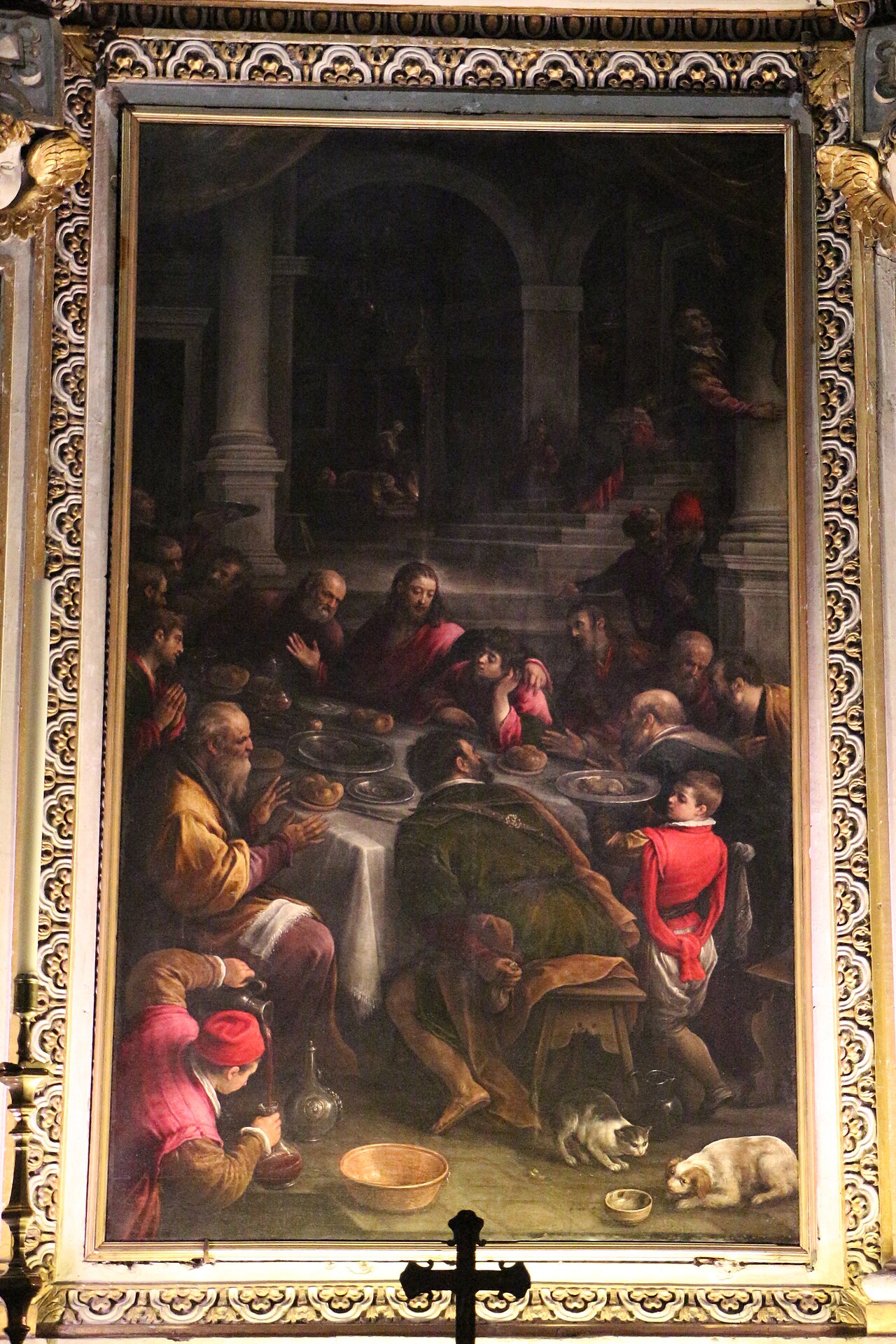 The Last Supper by Francesco Bassano the Younger