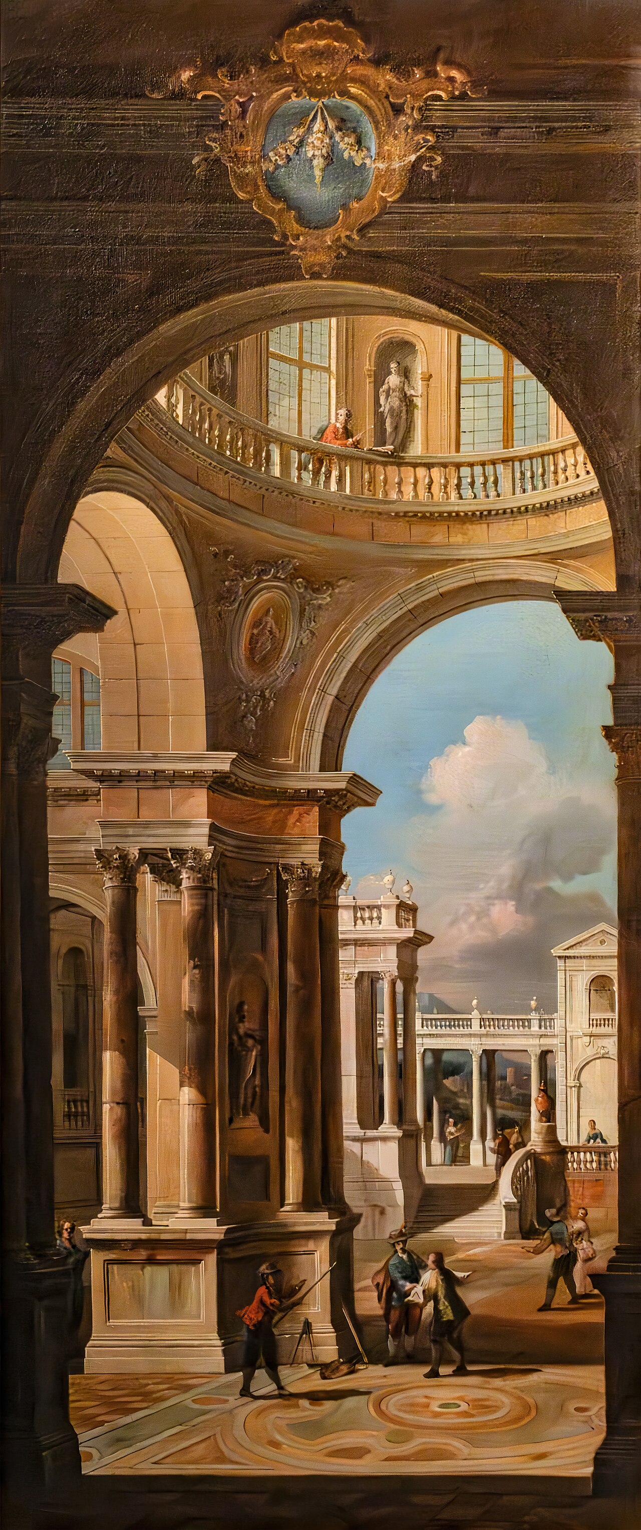 Architectural perspective by Francesco Battaglioli