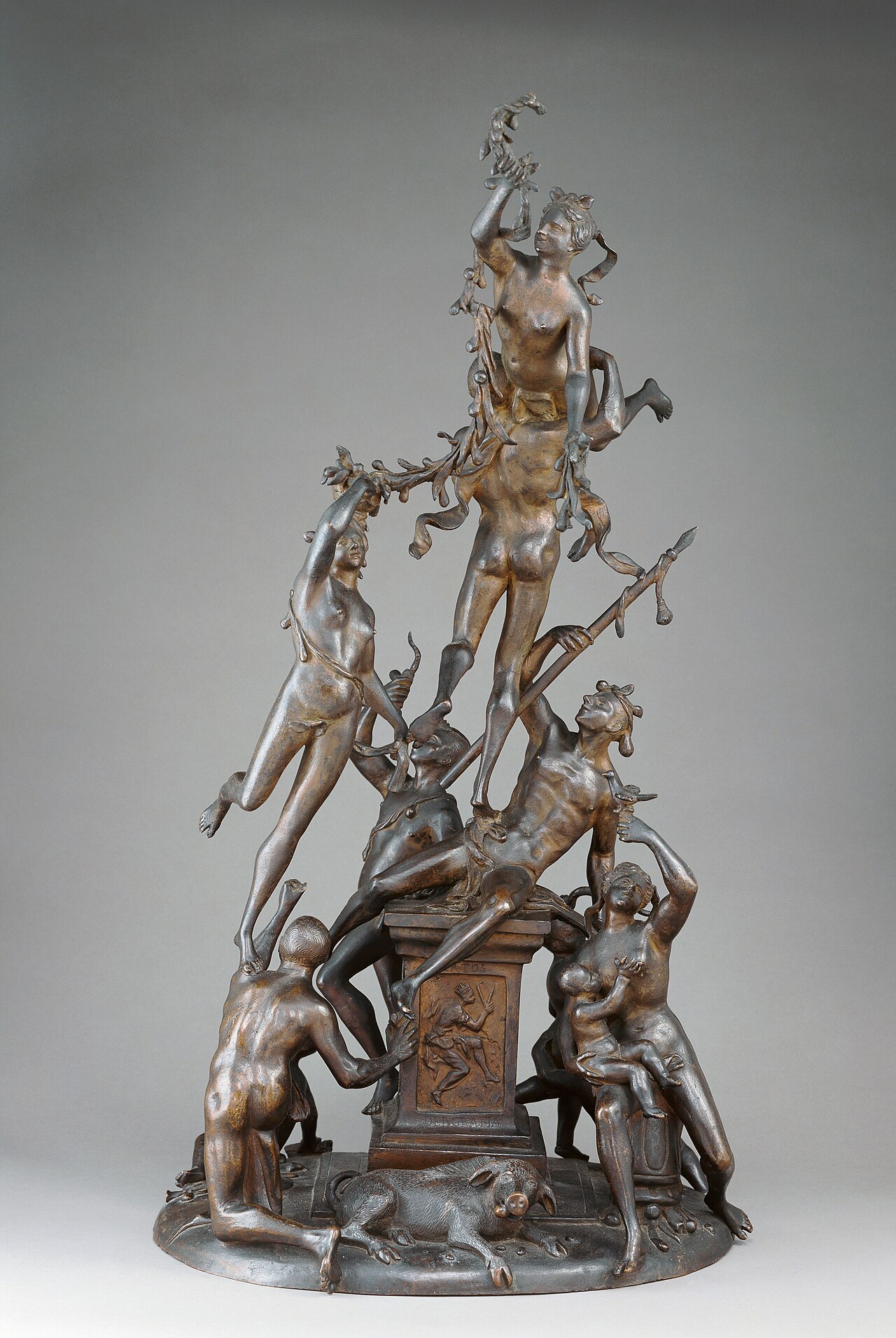 Group of Eleven Figures (Allegory of Autumn) by Francesco Bertos