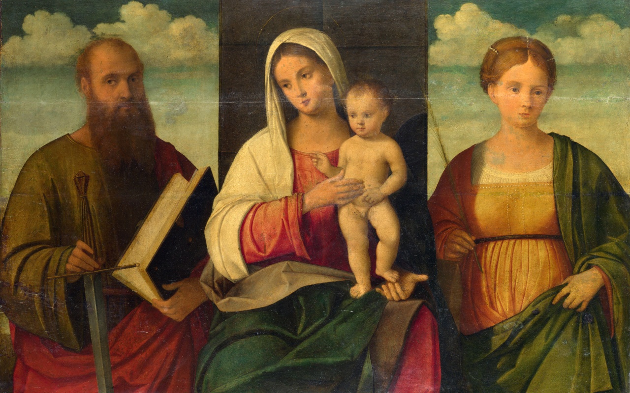 The Virgin and Child with Saints by Francesco Bissolo