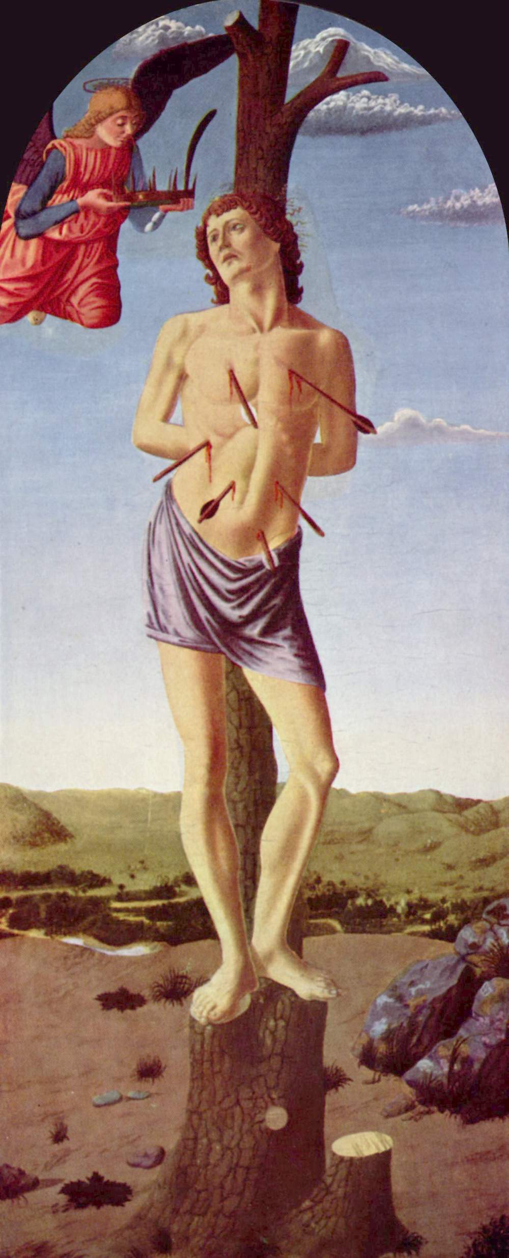 Saint Sebastian by Francesco Botticini