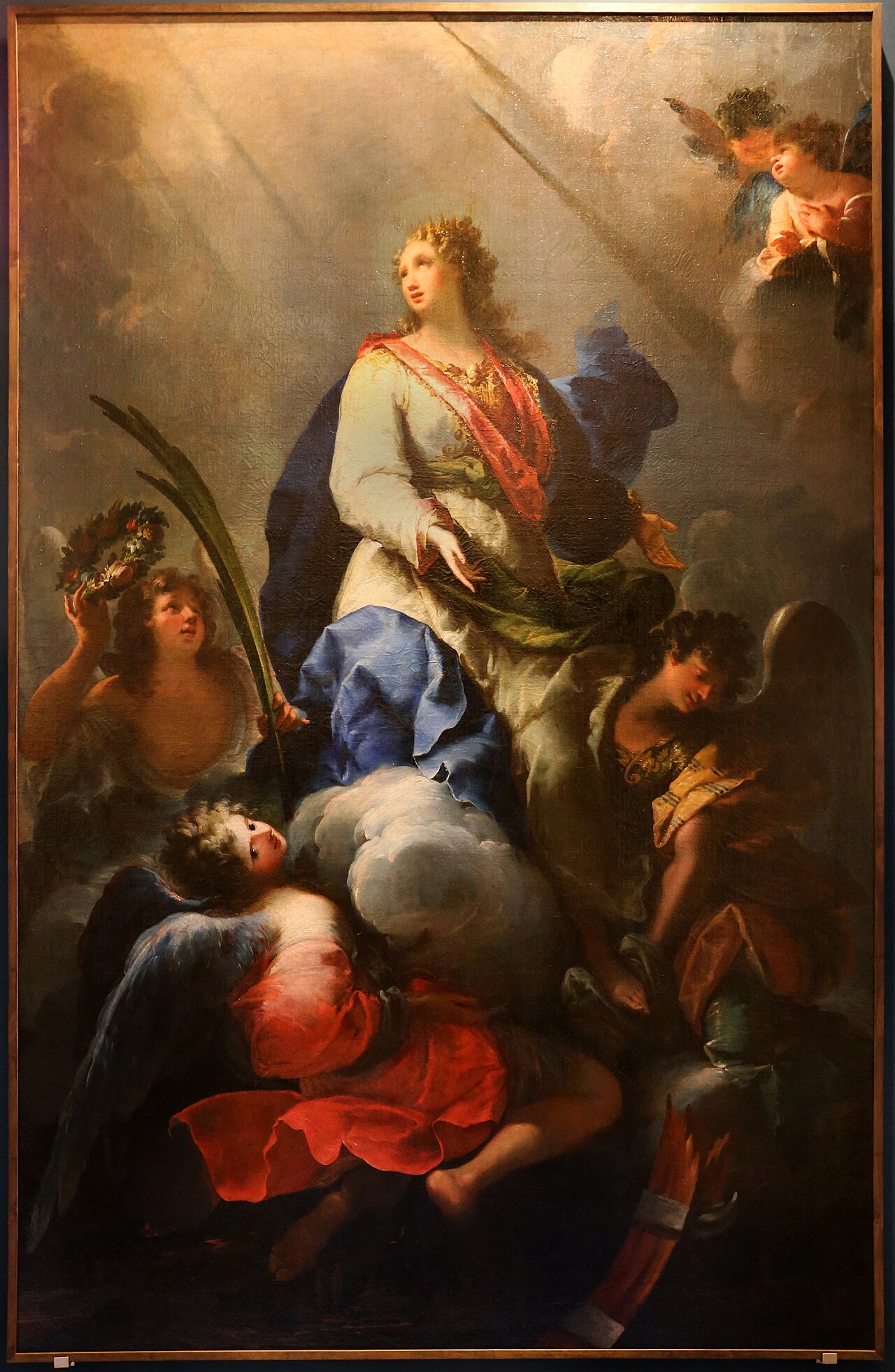Glory of Saint Catherine of Alexandria by Francesco Conti