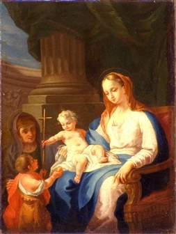 Madonna with Christ by Francesco Conti