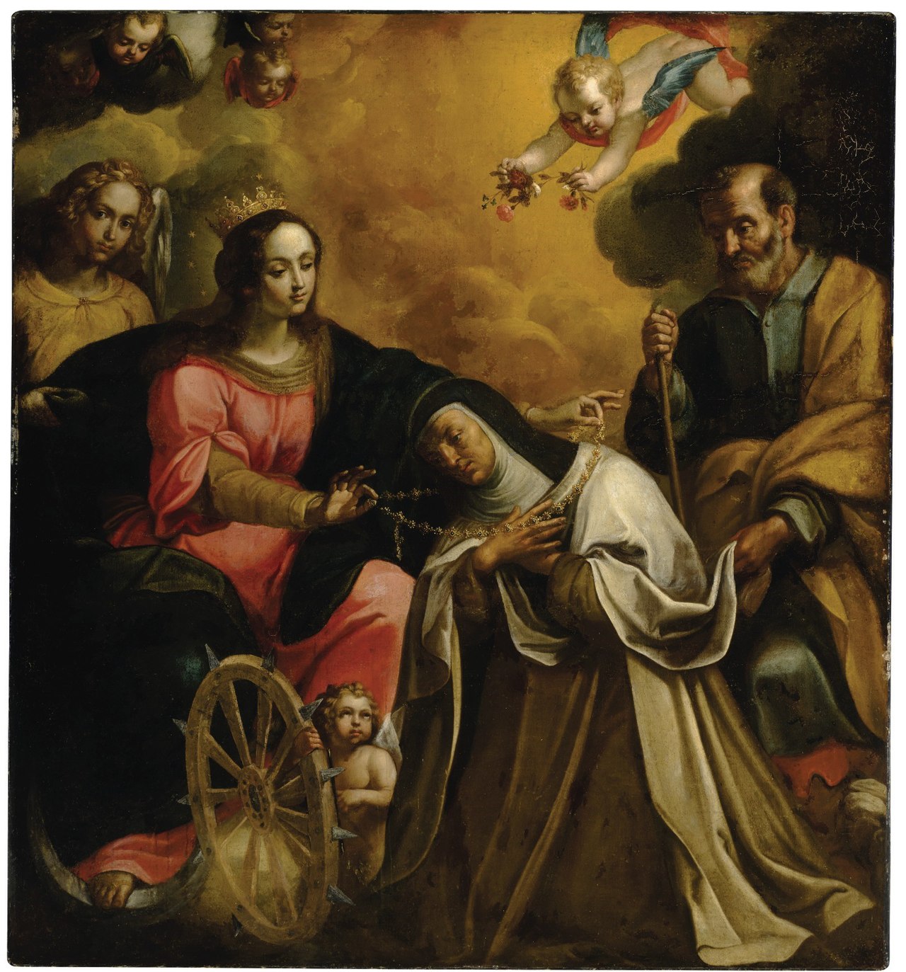 The Vision of Saint Teresa of Avila by Francesco Cozza