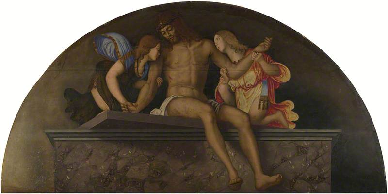 The Dead Christ with Angels by Francesco da Cotignola