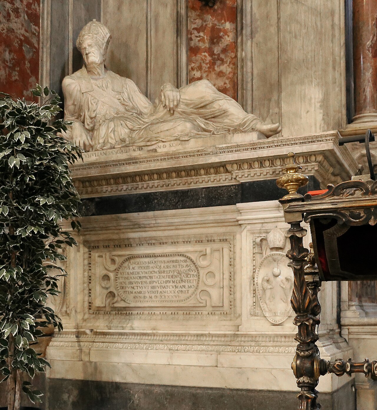 Angelo Marzi-Medici Tomb by Francesco da Sangallo