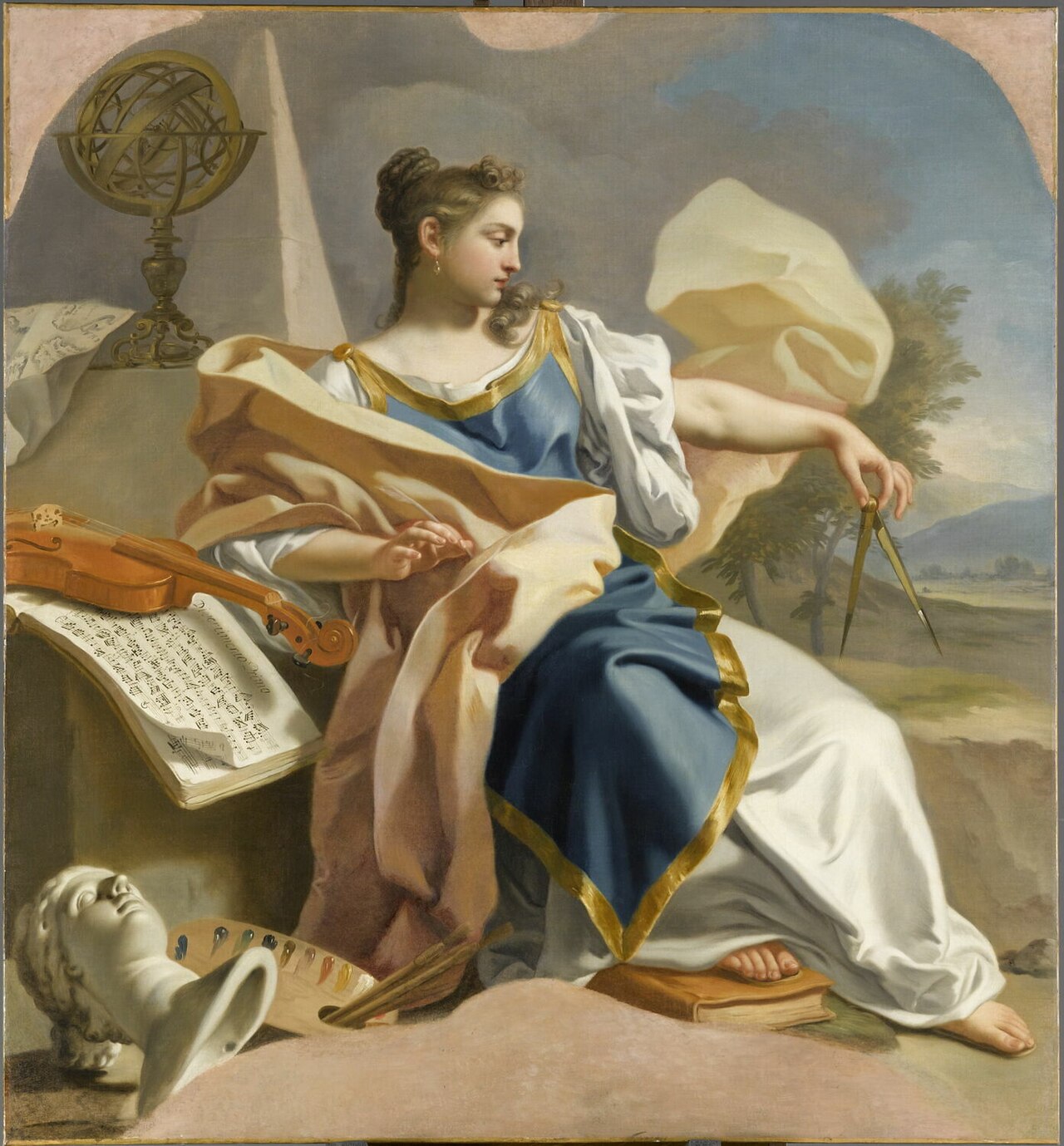 Allegory of Arts by Francesco de Mura