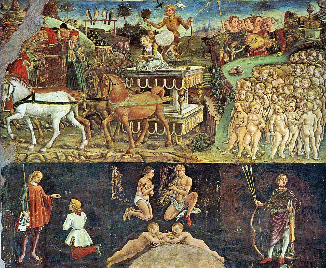 Allegory of May by Francesco del Cossa