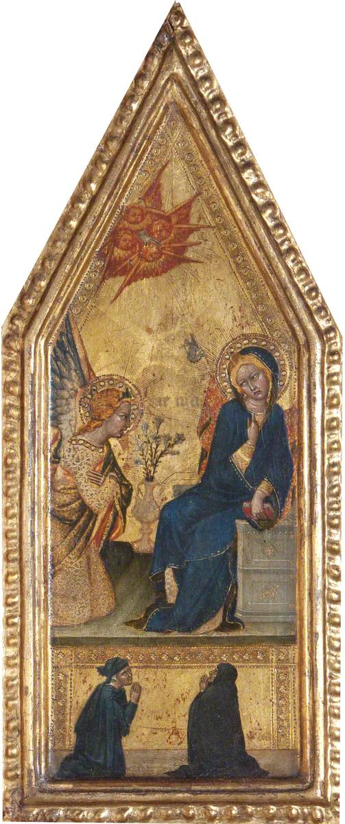 A Scene from the Life of the Virgin: The Annunciation (diptych) by Francesco di Vannuccio