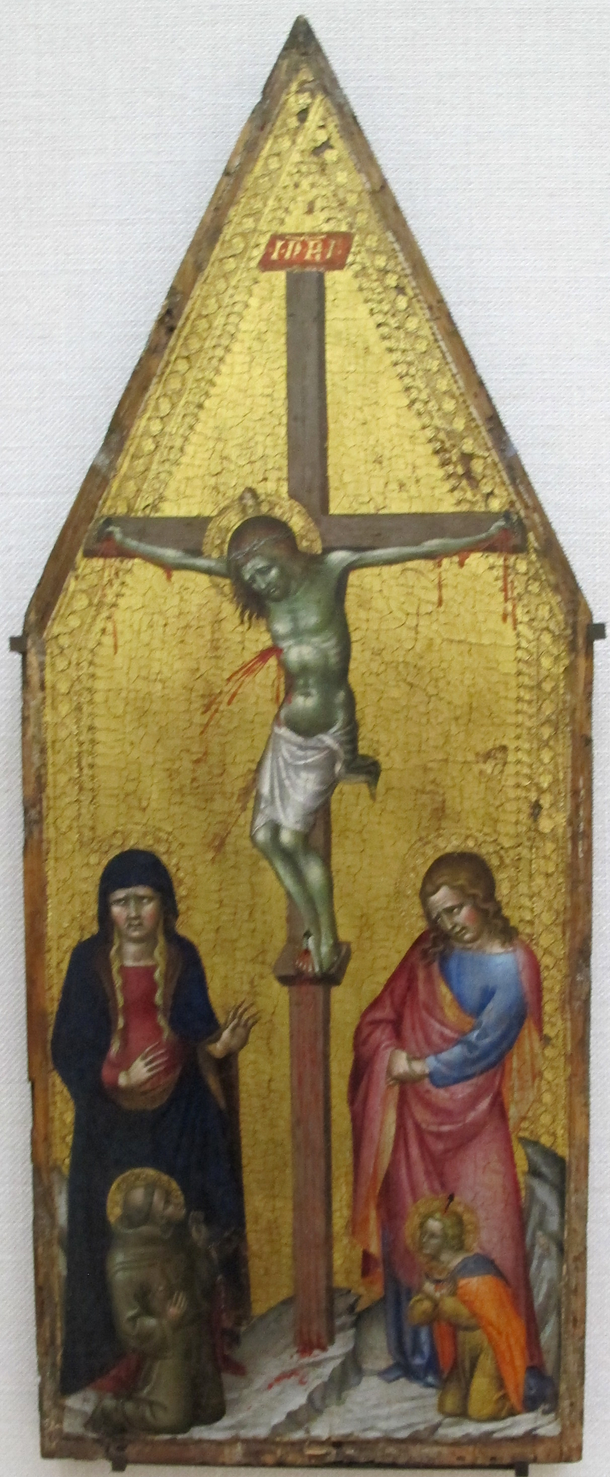 Calvary with St. Francis of Assisi and the Young St. Vitus by Francesco di Vannuccio