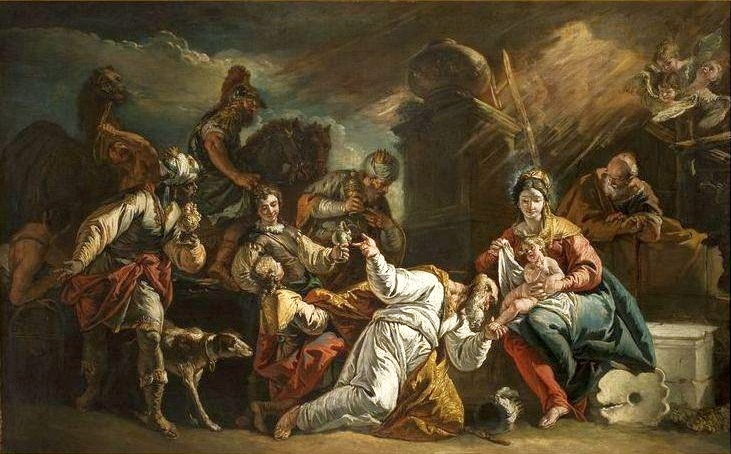 The Adoration of the Magi by Francesco Fontebasso