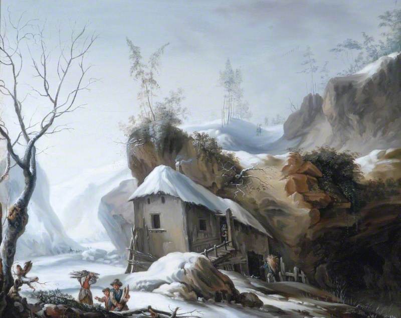 Snowy Landscape by Francesco Foschi
