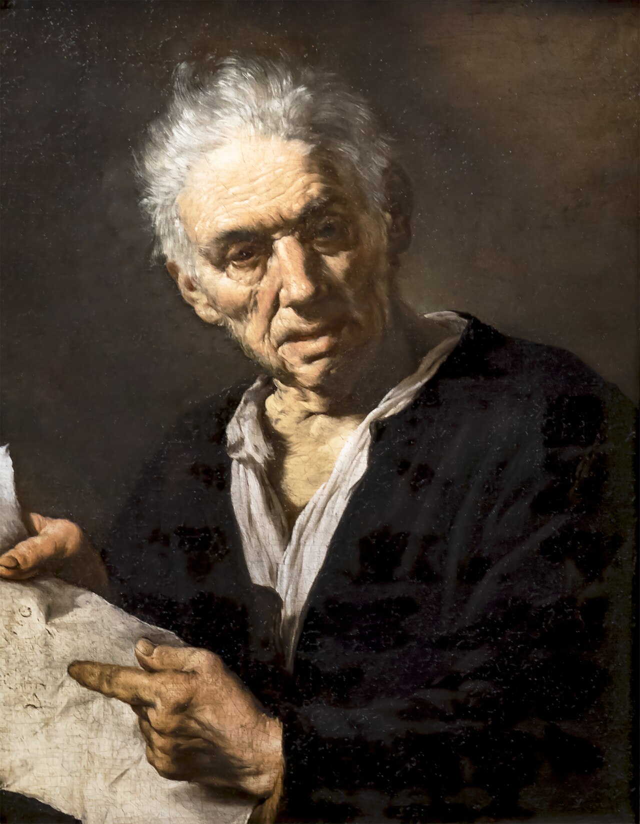 Philosopher of the cynical school by Francesco Fracanzano