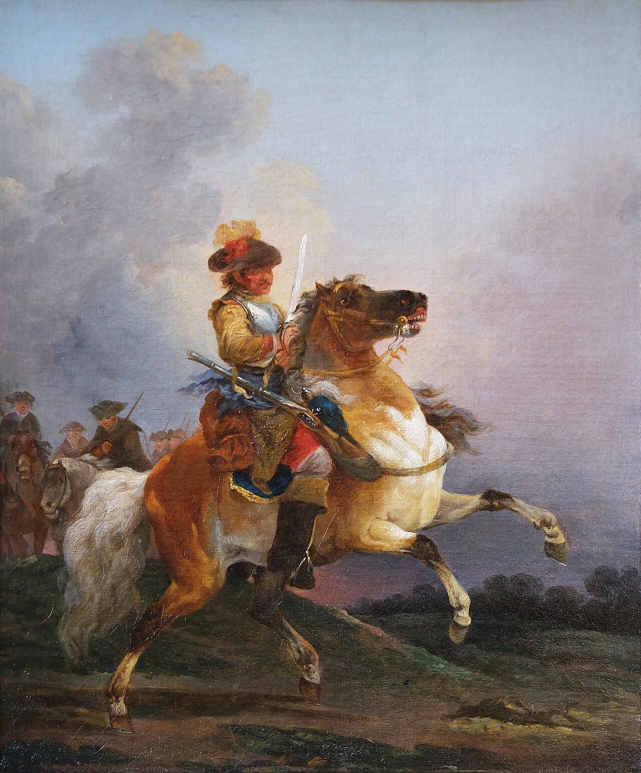 Cuirassier Galopping by Francesco Giuseppe Casanova