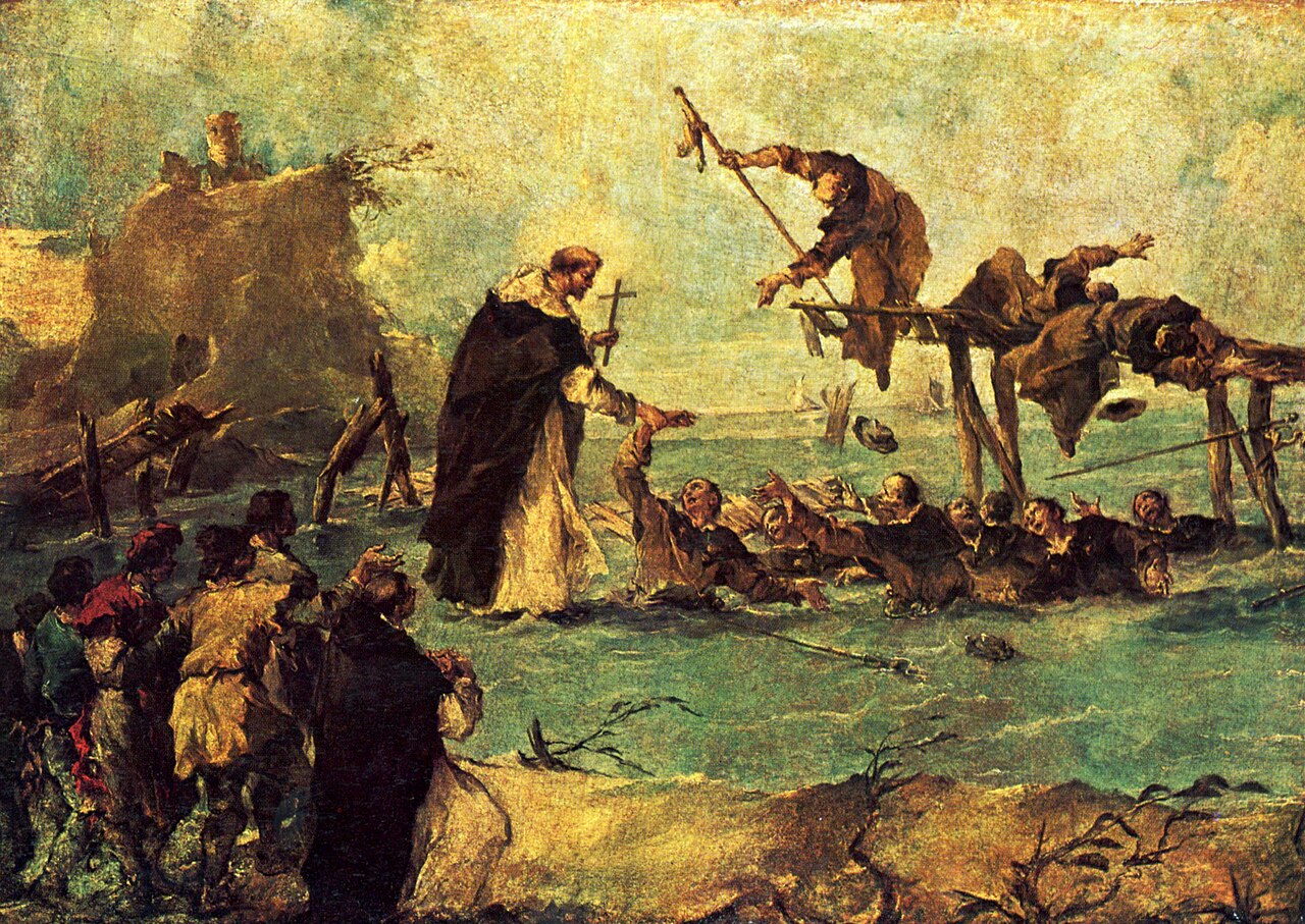 Miracle of a dominican Saint (Gonzalo di Amarante?) by Francesco Guardi