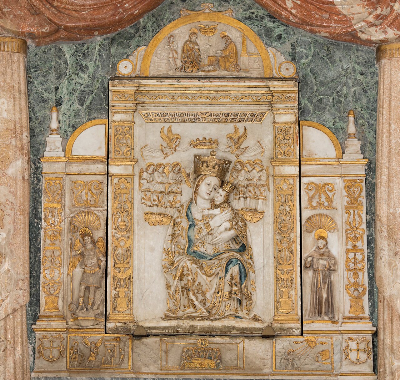 Maria Santissima di Giubino by Francesco Laurana