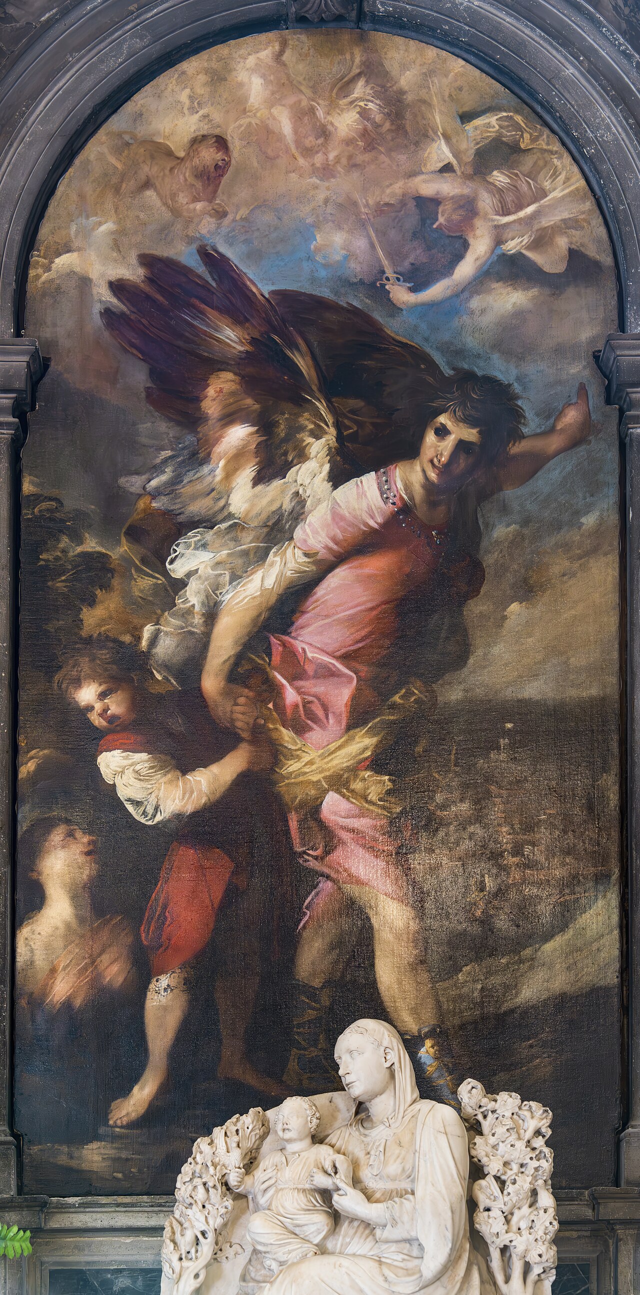 Guardian angel by Francesco Maffei
