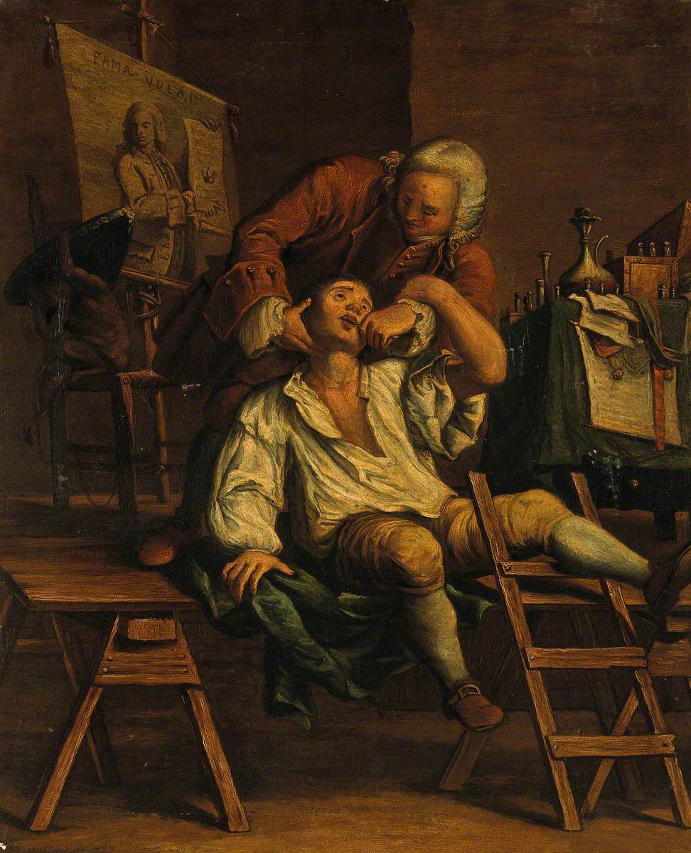 An Itinerant Operator Extracting a Tooth by Francesco Maggiotto