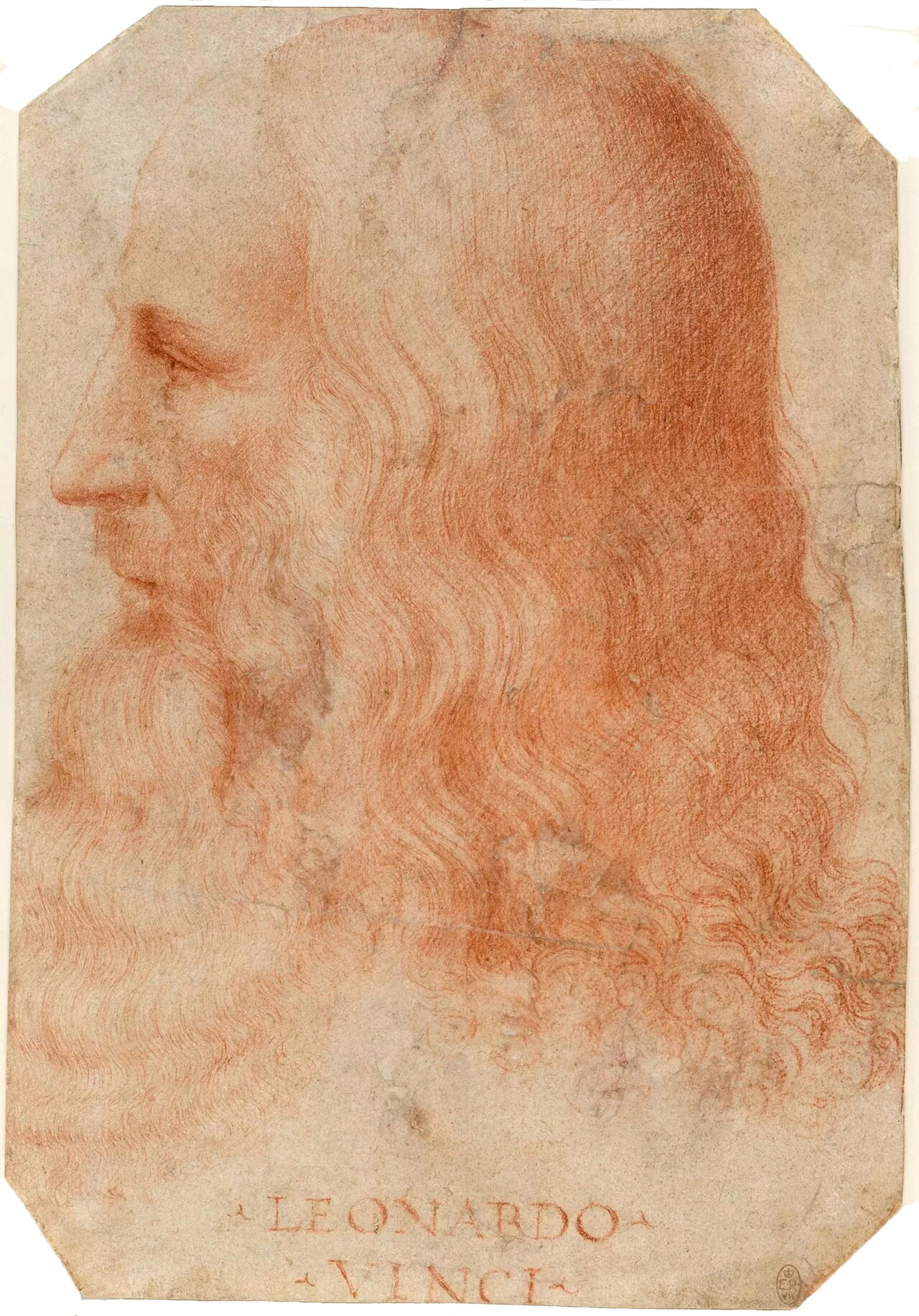Portrait of Leonardo da Vinci by Francesco Melzi