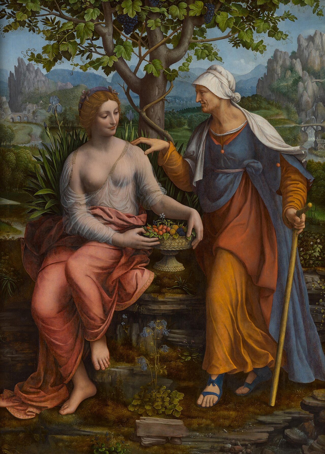 Vertumnus and Pomona by Francesco Melzi