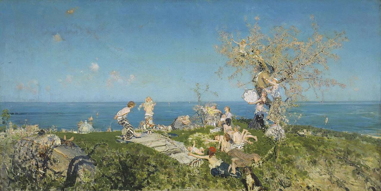 Springtime and Love by Francesco Paolo Michetti