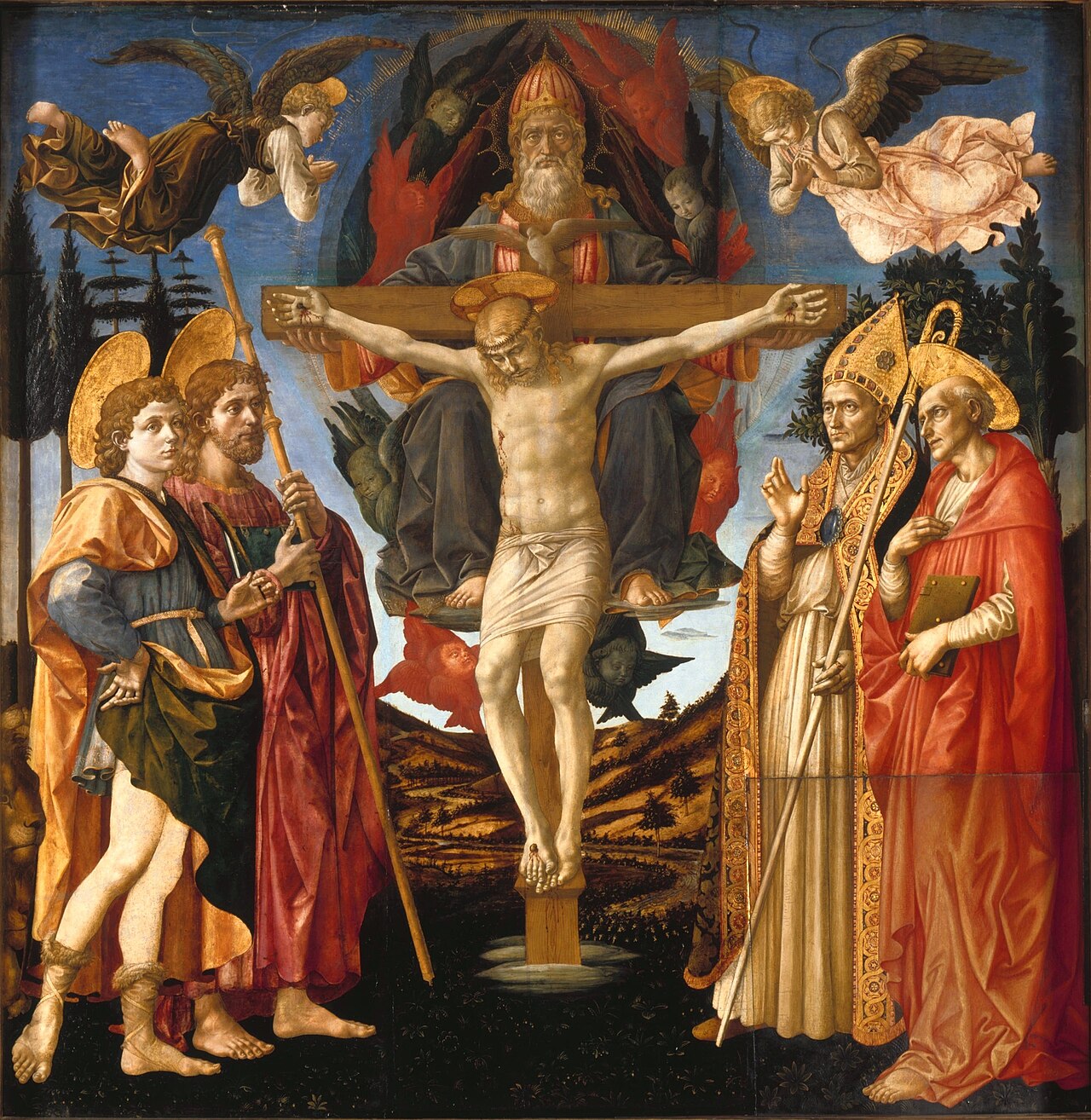 Pistoia Santa Trinità Altarpiece by Francesco Pesellino