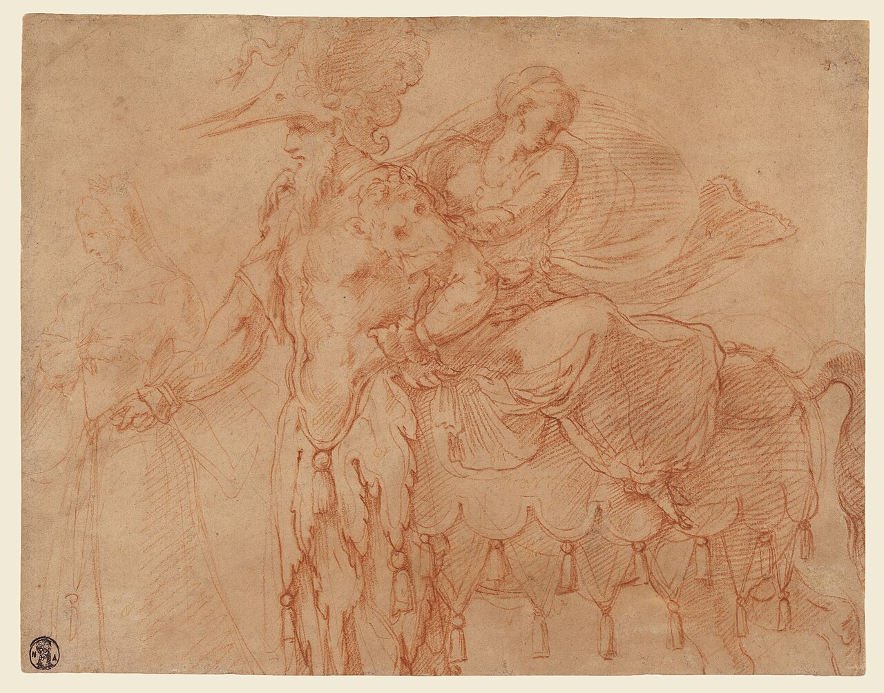 Centaur and Lapith by Francesco Primaticcio