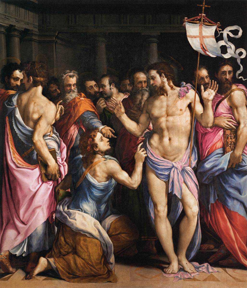 The Incredulity of Saint Thomas by Francesco Salviati
