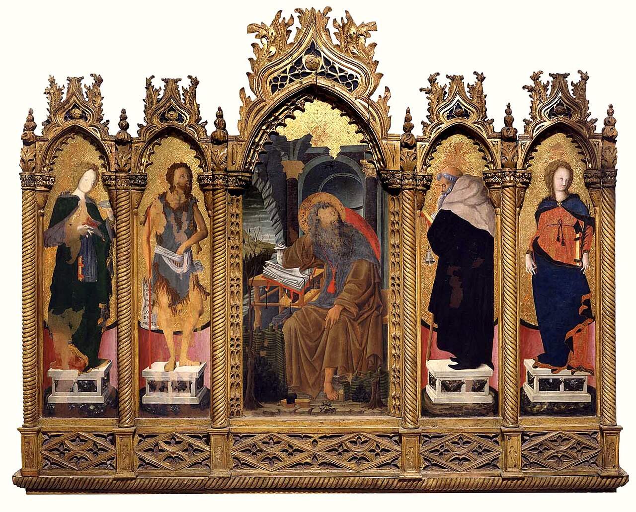 Polyptych of Lazarus by Francesco Squarcione