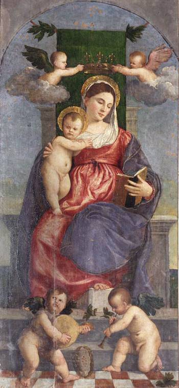Madonna and Child by Francesco Vecellio
