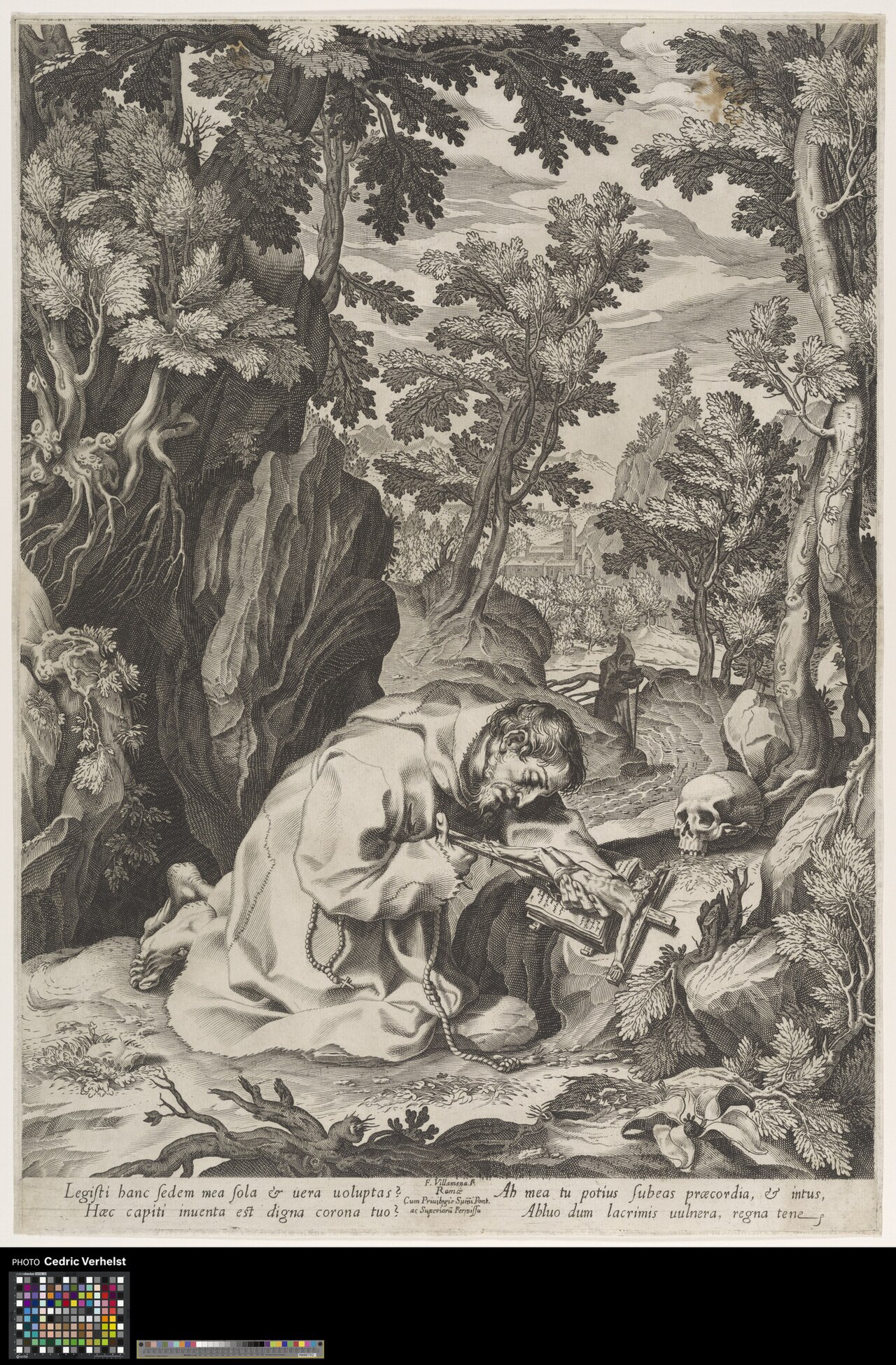 Saint Francis of Assisi by Francesco Villamena