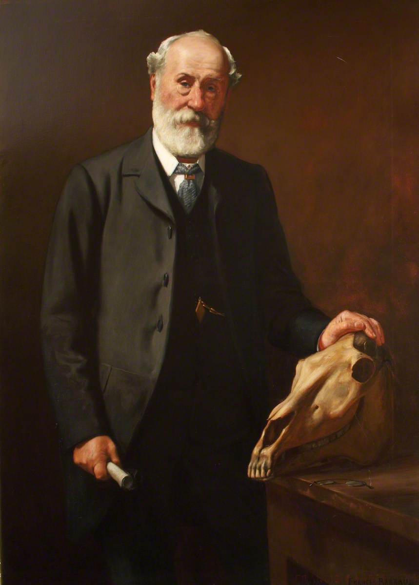 James McCall, FRCVS, Founder and Principal of Glasgow Veterinary College by Francis Barraud