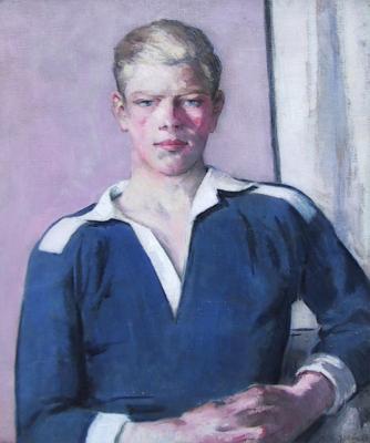 The Rugby Player by Francis Cadell